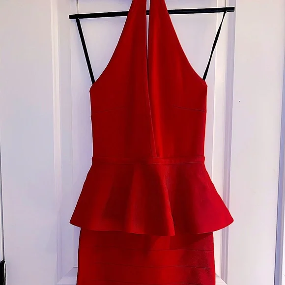 navy blue dress for baby girl Bonded To You Bandage Dress - Red main image 0